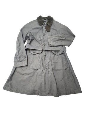 Vintage Engineered Garments Storm Belted Coat in Grey